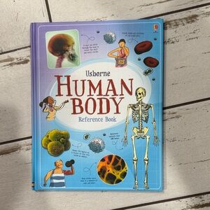 Usborne Human Body Reference Book - Blue